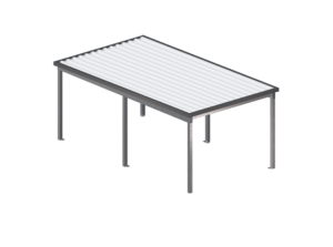Enkel carport i stål